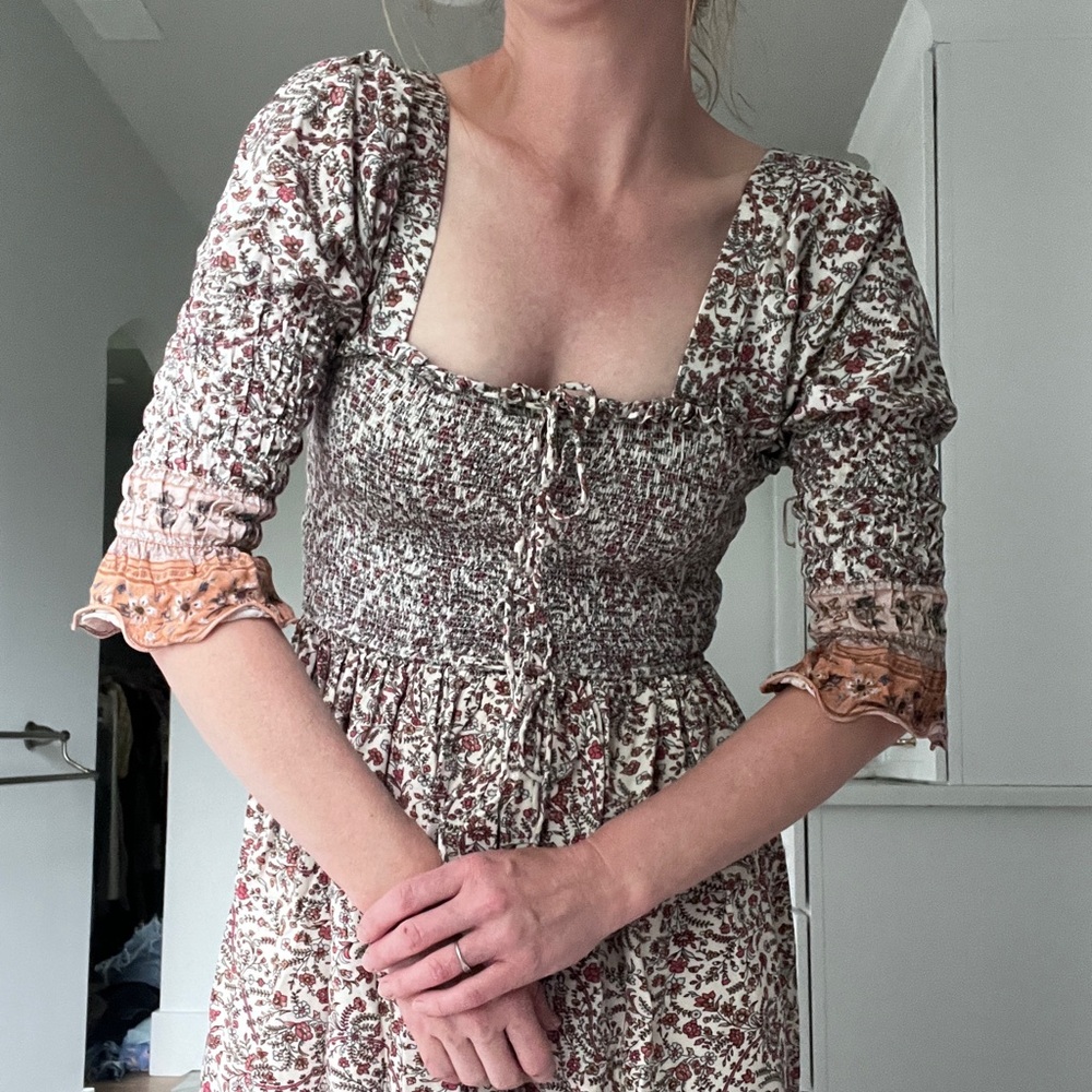 Bl_nk romantic midi dress - Picture 6 of 14